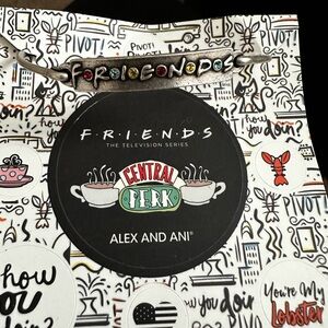 Alex and Ani Silver Friends Bracelet